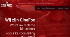 Desktop Screenshot of cinefox.be