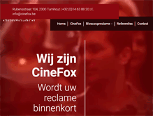 Tablet Screenshot of cinefox.be